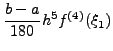 $\displaystyle \frac{h}{3}\left(f_0 + 4f_1 + 2f_2 +
4f_3 + .... + 2f_{n - 2} + 4f_n + f_{n + 1}\right)$