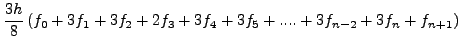$\displaystyle \frac{b-a}{180}h^5 f^{(4)}(\xi_1)$