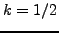 \begin{displaymath}
A=\frac{k^2I_1-I_2}{k^2-1} \quad \mbox{} \quad
c=\frac{I_2-I_1}{h^2(1-k^2)}
\end{displaymath}