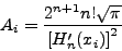 \begin{displaymath}
H_n(x)=(-1)^n e^{x^2} \frac{d^n}{dx^n}\left(e^{-x^2}\right)
\end{displaymath}