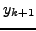 \begin{displaymath}
y_{k + 1} = \Delta\left( {y_{k - m} ,y_{k - m + 1} ,...,y_k ,y_{k
+ 1} }\right)
\end{displaymath}