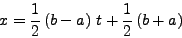 \begin{displaymath}
a_k = \frac{2k + 1}{2}\int\limits_{ - 1}^1 {y\left( x \right)P_k \left( x
\right)dx}
\end{displaymath}