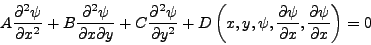 \begin{displaymath}
{\partial^2 \psi \over \partial x^2}, \qquad {\partial^2 \p...
...l x \partial y}, \qquad {\partial^2 \psi \over
\partial y^2}
\end{displaymath}