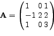 \begin{displaymath}
\vec{x}^{(k + 1)} = \vec{A}^{- 1} \vec{x}^{(k)} \quad \Rightarrow
\quad \vec{A}\vec{x}^{(k + 1)} = x^{(k)}
\end{displaymath}