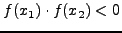 $f(x_1) \cdot f(x_2)< 0$