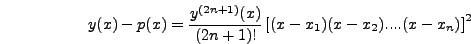 $\displaystyle (x - x_i ) \cdot \left[ {L_i(x)} \right]^2$