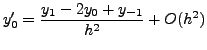$\displaystyle y_(x_0)''$