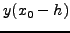 $\displaystyle y_1=y_0+hy_0'+\frac{h^2}{2}y_0''+\frac{h^3}{6}y_0'''+\frac{h^4}{24}y_0^{(4)}+...$
