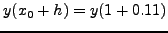 $h_1=x_1-x_0=0.11$