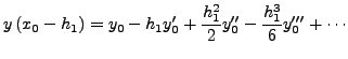 $\displaystyle y_{ - 1}$