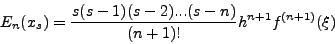 \begin{displaymath}
E=\int_a^b E_n (x_s) dx
\end{displaymath}