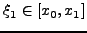 $\displaystyle h^3 f''(\xi_1)\left(\frac{s^3}{6}-\frac{s^2}{4}\right)_0^1
=-\frac{1}{12}h^3 f''(\xi_1)$