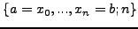 $(a,b)$