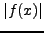 $\left\vert f(x)\right\vert$