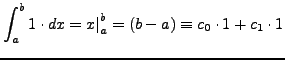 $\displaystyle f(x) = 1 \quad$
