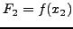 $F_{2} = f(x_{2})$