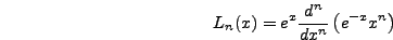 $w(x)=e^{-x}$