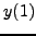 $y\left( 0 \right) = 1$