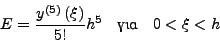 \begin{displaymath}
y\left( {0 + h} \right) = 1 + h + h^2 + \frac{h^3}{3} + \frac{h^4}{12} +\cdots
\end{displaymath}