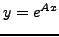 \begin{displaymath}
\frac{dy}{dx}=A y
\end{displaymath}