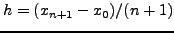 \begin{displaymath}
y_{n+1}=(1+hA)^{n+1}y_0\approx
e^{(n+1)hA}y_0=e^{(x_{n+1}-x_0)A}y_0=e^{Ax_{n+1}}
\end{displaymath}