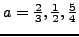 \begin{displaymath}
a + b = 1, \qquad A \cdot b = \frac{1}{2} \quad \mbox{\rm και} \quad B \cdot b = \frac{1}{2}
\end{displaymath}