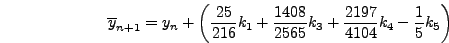 $y_{n + 1} $