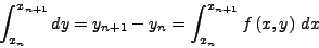 \begin{displaymath}
\frac{dy}{dx} = f\left( {x,y} \right) \quad \mbox{τότε} \quad dy =
f\left( {x,y} \right)\,dx
\end{displaymath}