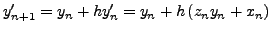 $\displaystyle \frac{dz}{dx} = xz + y \quad \mbox{με} \quad z\left( 0 \right)=1$