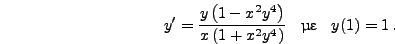 $y = e^{ - x^2})$