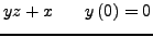 \begin{displaymath}
x\left( t \right) = 10e^{ - 2t} - 8e^{ - 800t}, y\left( t \right) =
6e^{ - 2t} - 8e^{ - 800t}
\end{displaymath}