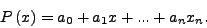 \begin{displaymath}
s_k = \sum {x_i^k }u_k = \sum {x_i^k y_i }
\end{displaymath}