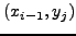 $(x_{i+1},y_j)$
