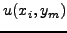 $\displaystyle u_{n,j} \quad {\mbox{}} \quad 2\leq j
\leq m-1$