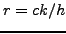 \begin{displaymath}
{ u_{i,j+1} -2 u_{i,j} + u_{i,j-1} \over k^2} = c^2
{u_{i+1,j}-2u_{i,j}+u_{i-1,j} \over h^2}
\end{displaymath}