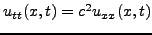$u(x,t)=\sin(n\pi
x)\cos(cn\pi t)$