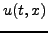 \begin{displaymath}
u_{i,j+1}= \left( 1-2r \right) u_{i,j} + r \left(
u_{i-1,j}+u_{i+1,j} \right)
\end{displaymath}