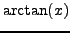 $I=\int_0^1\arctan(x) dx$