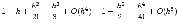 $\displaystyle e^h+\cos(h)$