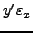 $x'\varepsilon_y$