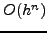 $O(h^n)$