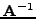${\rm {\bf A}}^{ - 1}$