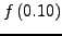 $\displaystyle f\left( {0.10} \right)$