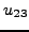 $\displaystyle u_{23}$