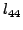 $\displaystyle l_{44}$