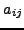 $a_{ij}$