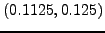 $(0.1125, 0.125)$