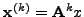 $\vec{x}$