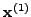 ${\rm {\bf
A}}x^{\left( 1 \right)} = x^{\left( 0 \right)}$
