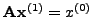 $\vec{x}^{(0)} = \left( {1,2,1} \right)^\top$
